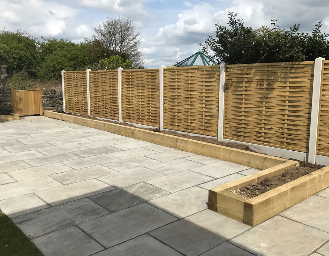 Timber Concrete Fencing